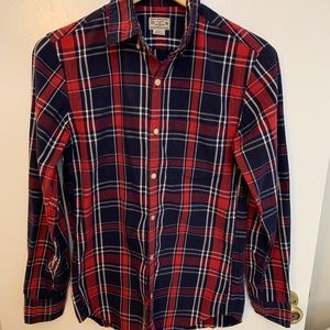 J. Crew Long Sleeve Plaid Button Down